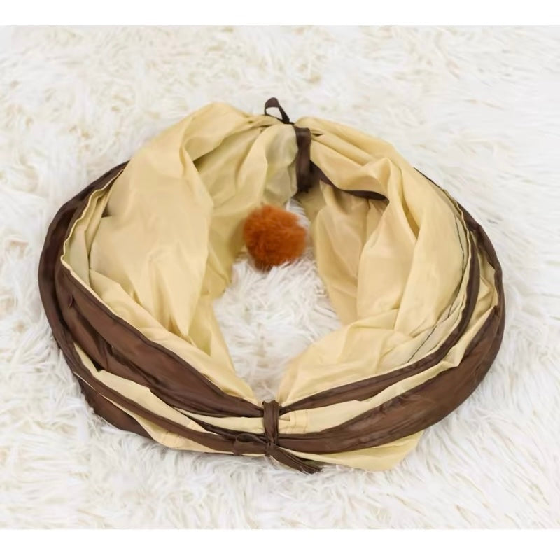 Túneles para gatos beige impermeable