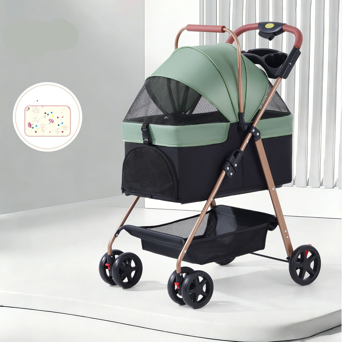 Coche para mascotas modelo 502