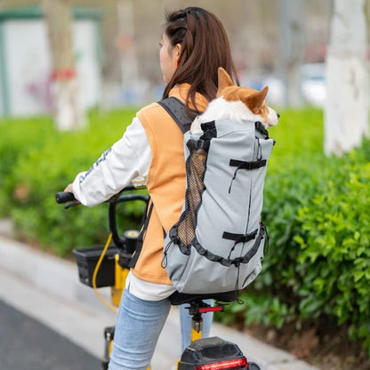 Mochila transportadora para paseos en bicicleta y motos