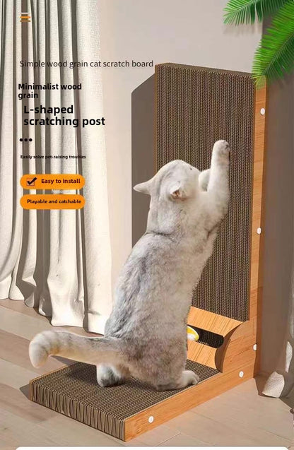 Rascador estilo L para gatos (dos tamaños)