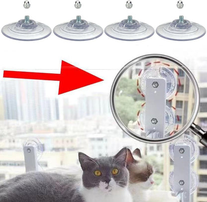 Hamaca de ventana para gatos (dos estilos) hasta 33 libras