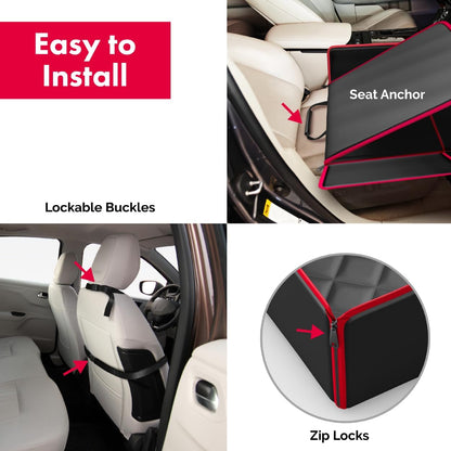 Asiento para carro con cinturón de seguridad
