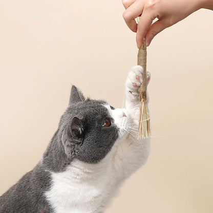 Palitos de Raffia, juguete pata Gato