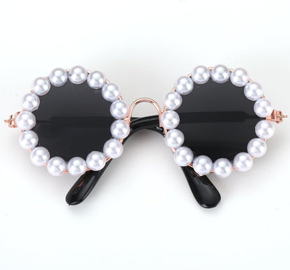 Lentes de sol con perlas para mascotas