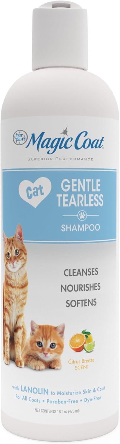 Shampoo Magic Coat para gatos: esencia cítrica 16oz