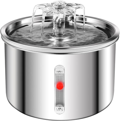 Fuente eléctrica de acero para mascotas 2 litros Modelo WF250