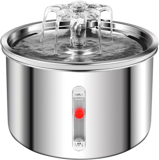 Fuente eléctrica de acero para mascotas 2 litros Modelo WF250