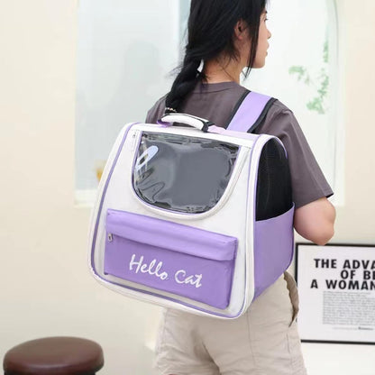 Mochila transportadora para mascotas pequeñas (Hasta 15lbs)