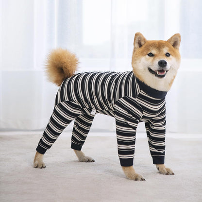 Traje post operatorio de mangas largas para perros medianos y grandes