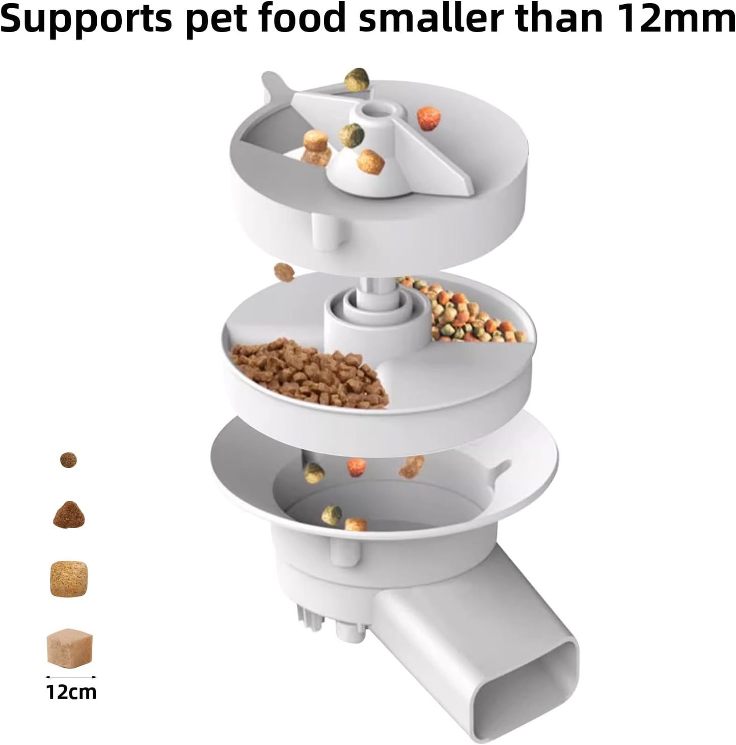 Dispensador de comida automático multifunción con cámara 5L