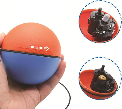 Pelota interactiva para gatos con ratón (Batería AA)