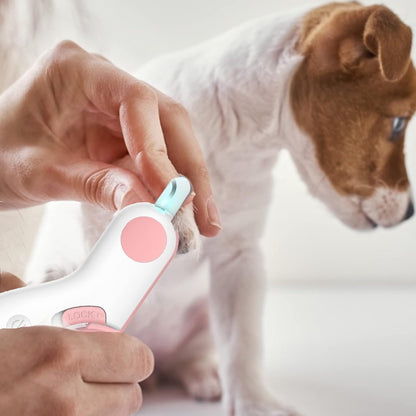 Cortaúñas para mascotas con luz LED súper brillante