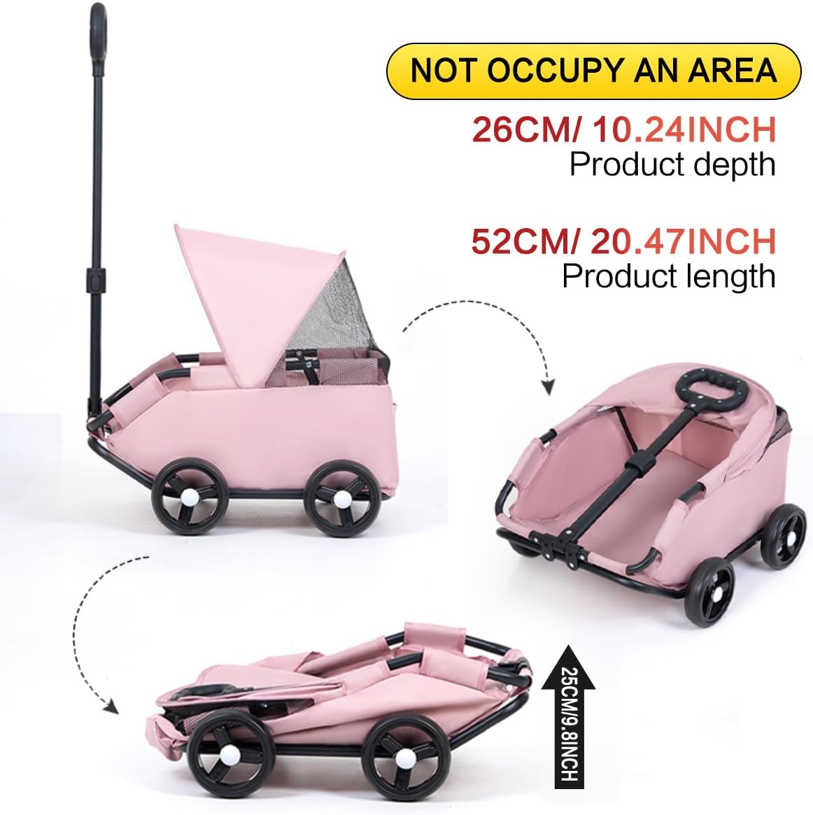 Coche pequeño para mascotas (10kg de peso)