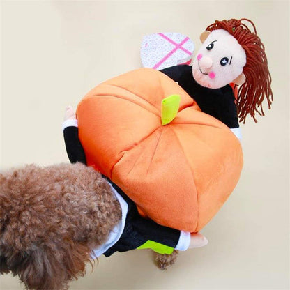 Disfraz halloween calabaza para mascotas