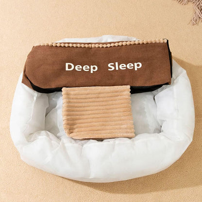 Cama para mascotas con forro lavable (Modelo M80)
