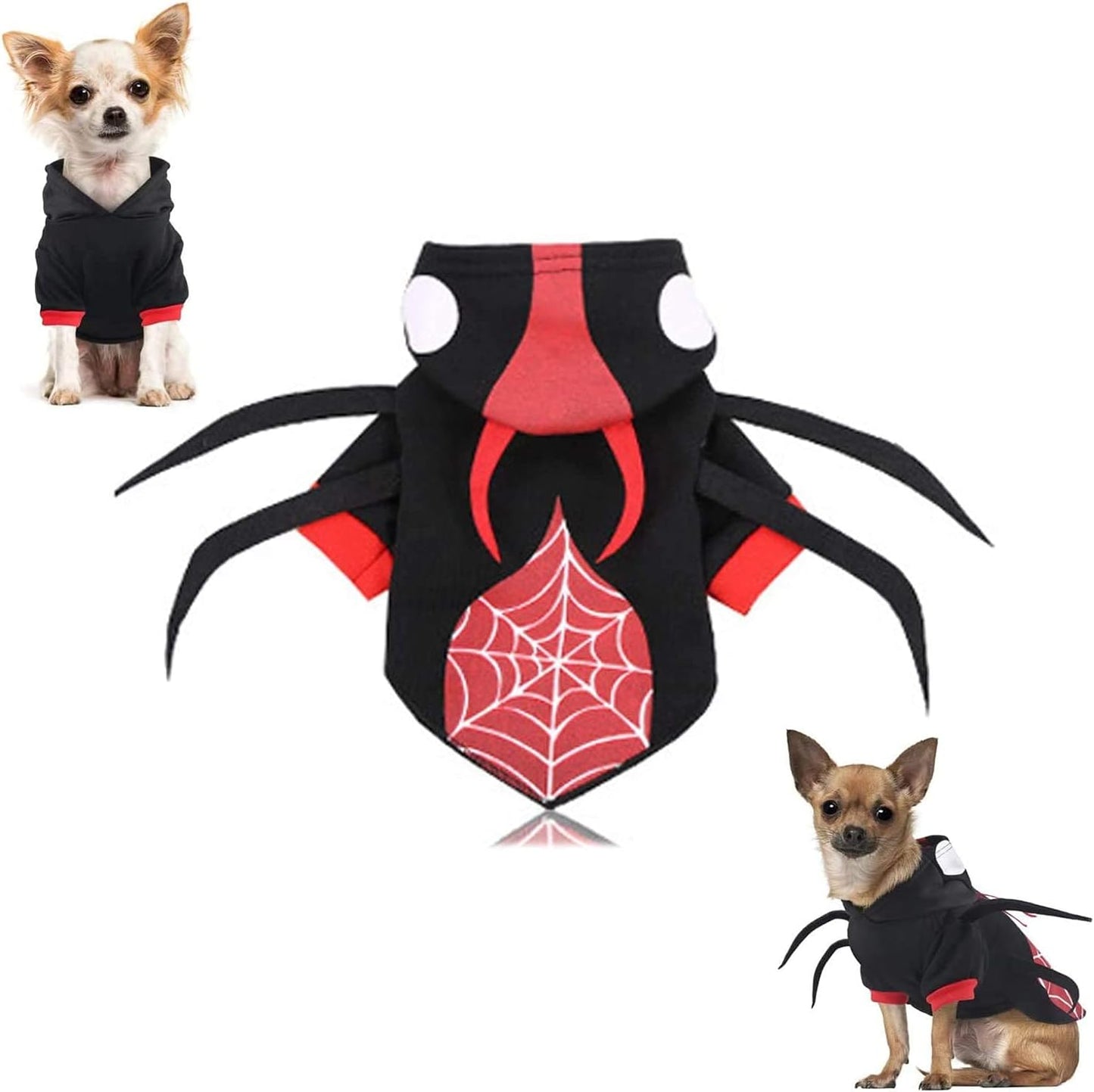 Disfraz de Halloween de araña para mascotas