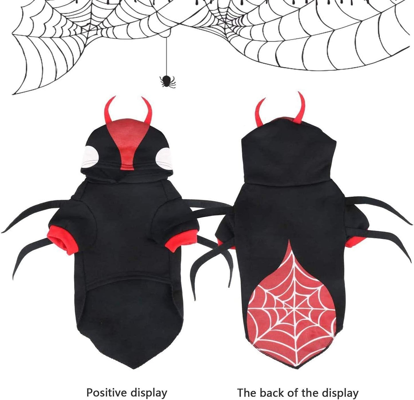 Disfraz de Halloween de araña para mascotas
