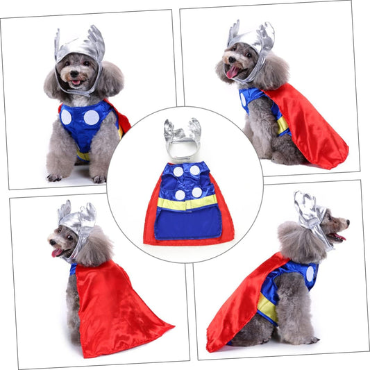 Disfraz de Halloween Thor para mascotas