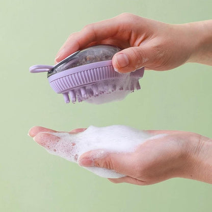 Cepillo para baño de mascotas (Dos tipos de cerdas)