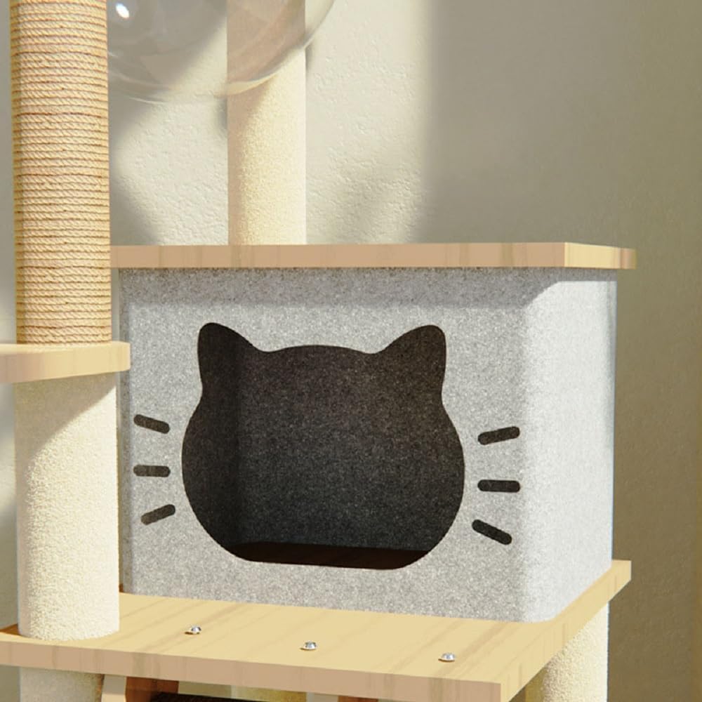 Torre para gatos con tabla para rascar 120cm