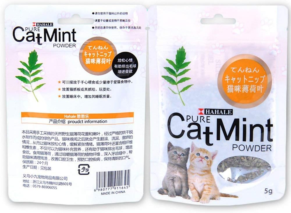 Catnip en polvo para gatos 5g