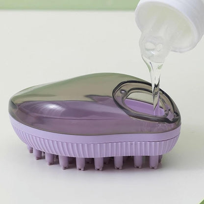 Cepillo para baño de mascotas (Dos tipos de cerdas)