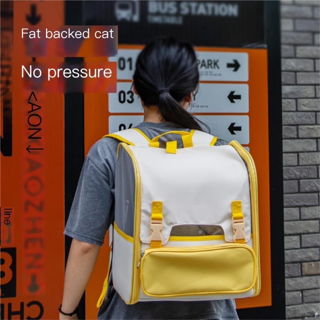 Mochila transportadora colgante para gatos