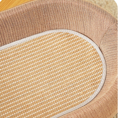 Cama mecedora ovalado para gatos 58x40x26cm