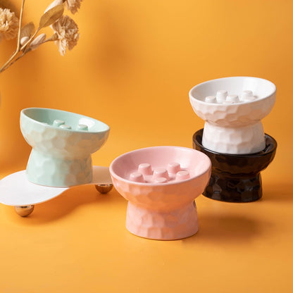 Plato de cerámica elevado lento modelo#700 (11cm alto)