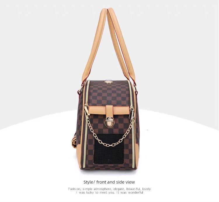 Bolso transportador elegante para mascotas pequeñas