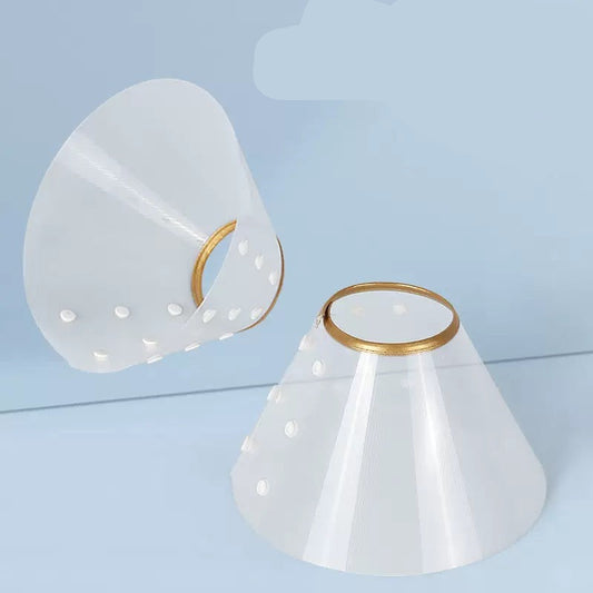 Cono isabelino de plástico para mascotas modelo #CL17