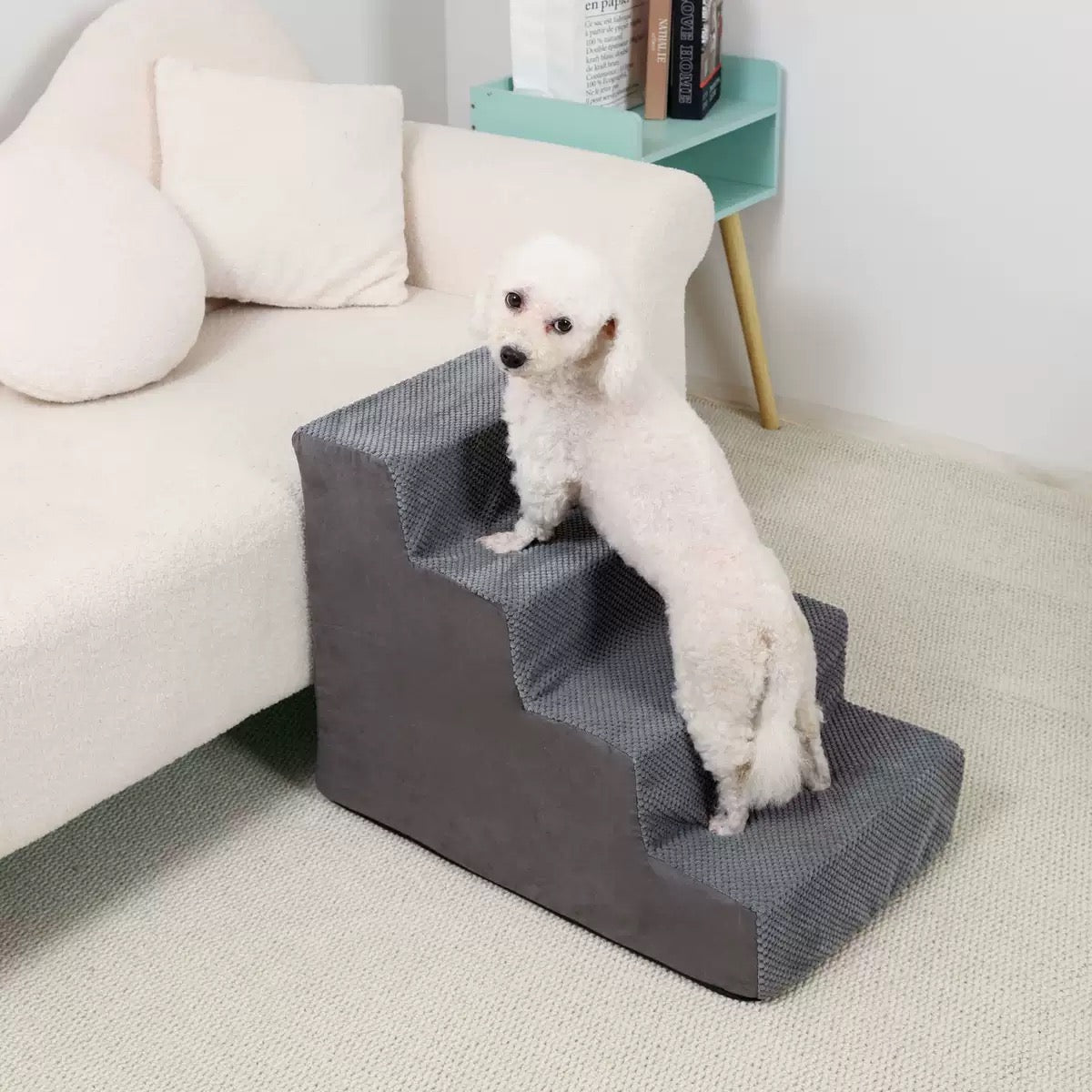 Escalera de foam para mascotas