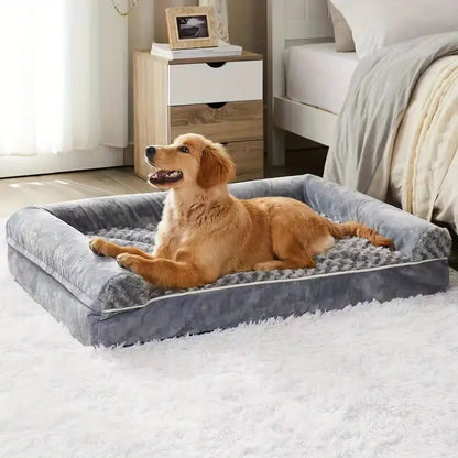 Cama acolchonada afelpada para perros M24