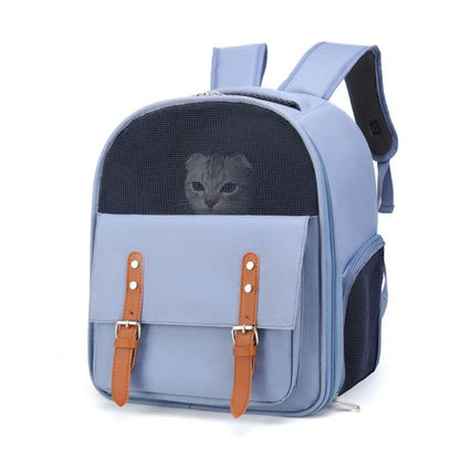 Mochila transportadora para gatos