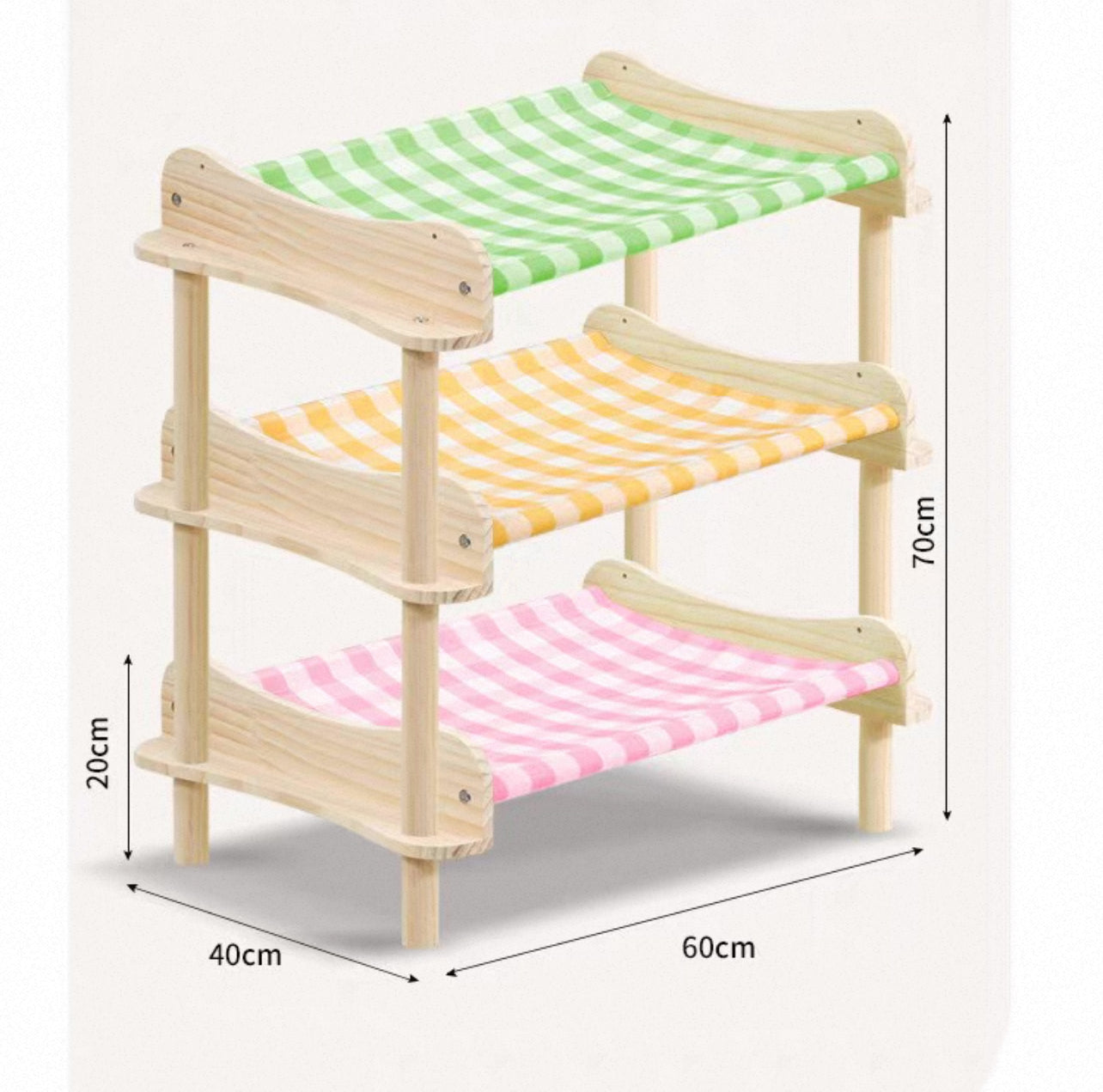 Cama de dos y tres niveles para gatos