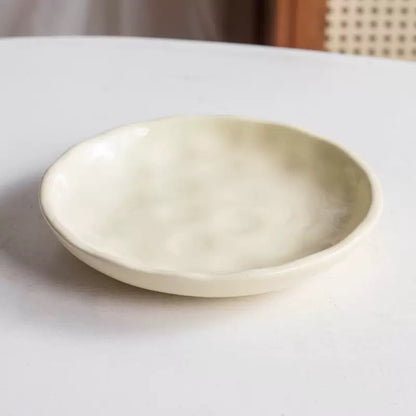 Plato de cerámica plano para mascotas #11 (15cm diámetro)