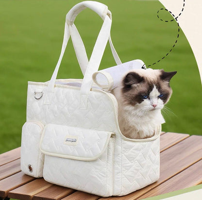 Bolso de hombro para transportar mascotas pequeños (modelo 8040)