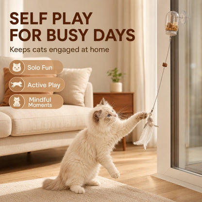 Juguete de gato con dispensador de snack