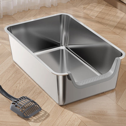 Arenero de acero abierto entrada frontal 60*40*20cm