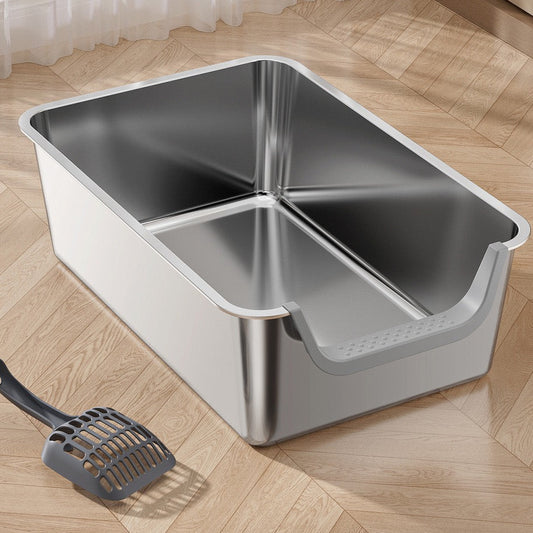 Arenero de acero abierto entrada frontal 60*40*20cm