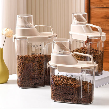 Contenedor de alimento hermético transparente (2L y 3L)