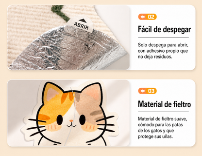 Tapetes rascadores adhesivos para rascar (tres modelos disponibles)