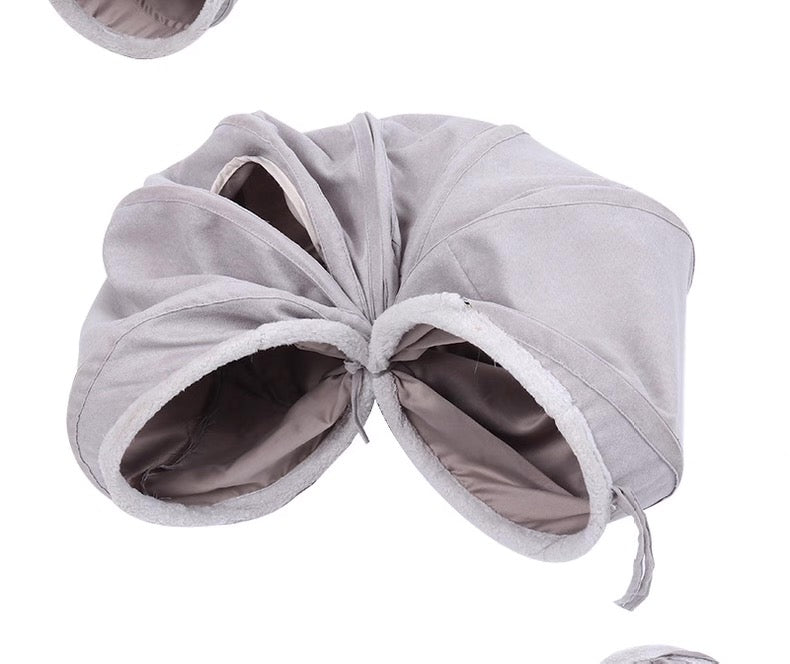 Túnel para gatos gris de una salida tamaño S