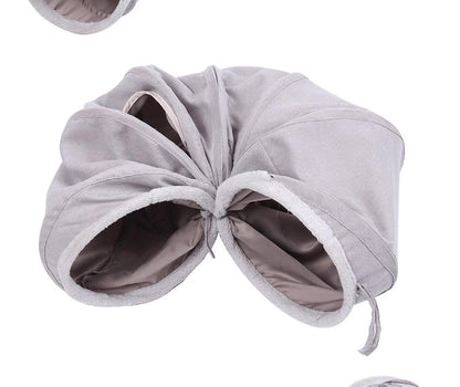 Túnel para gatos gris de una salida tamaño S