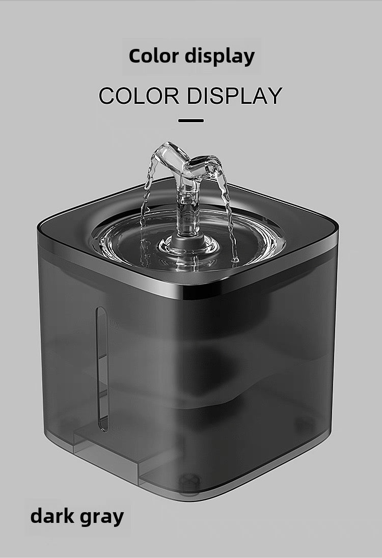 Fuente cuadrada para mascotas 2L (Modelo WF070)