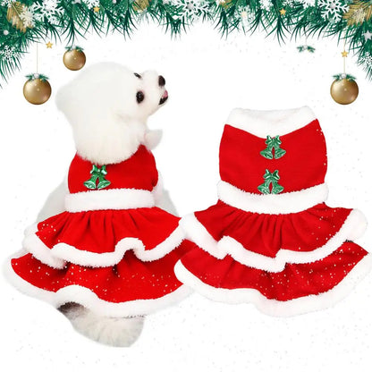 Vestido navideño de mascotas