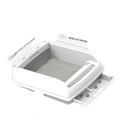 Arenero abierto con sistema de limpieza AT1003