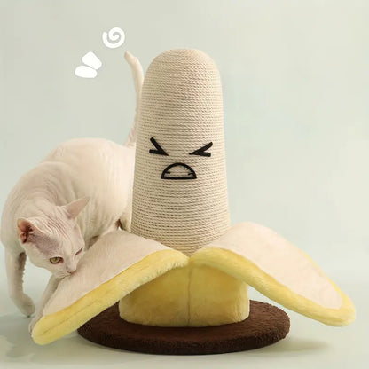 Rascador de cuerda modelo banana