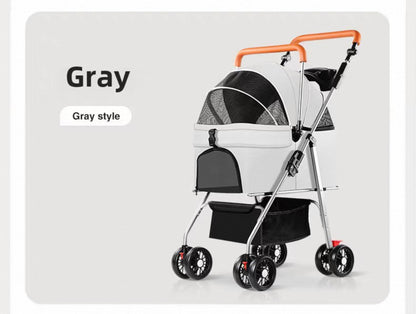 Coche desmontable para mascotas (Soporta hasta 15KG) Modelo GG-808