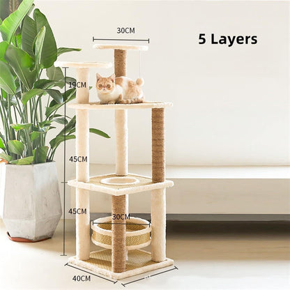 Torre para gatos 120cm (Modelo MT25)